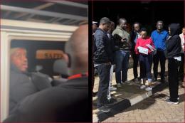 DCI officers arrested activist Boniface Mwangi at his Machakos home.